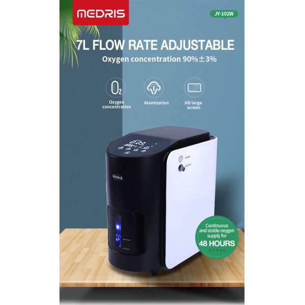 Polymer Screening Compression Portable LCD Screen Display For Home Oxygen Concentrator 7L