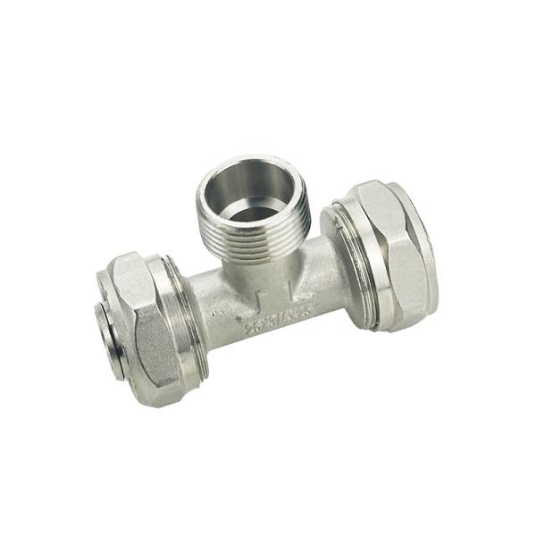 Pex Compression Fittings Male Female Connector For Gas Meter Brass ISO17484-1