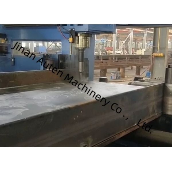 3pcs Drilling Spindles CNC H/I Beam Drilling And Sawing Machine 100～600mm Height Range