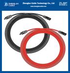 Tuv Approval Pv Dc Cable Xlpo Insulated Tinned Copper 4mm 6mm 10mm 1.5kv
