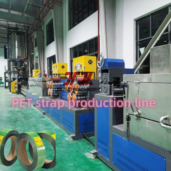 9-32mm Customized PET Strap Band Extrusion Line With Unique Design Screw And Larger Filter System