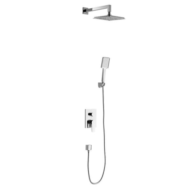 Shower Set Concealed Wall Brass Rain Shower Set Bathroom grifos de ducha China