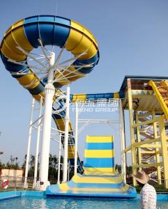 Wholesale Giant Aqua Park Equipment Exciting Swimming Pool Fiberglass Waterslides For Adults from china suppliers