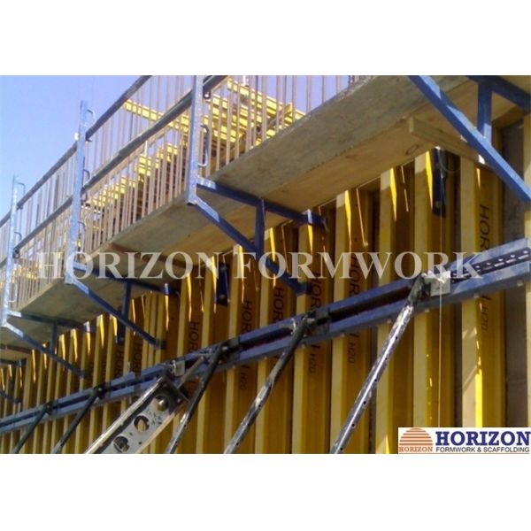 High-Efficiency Wall Formwork Systems, Core Wall Formwork With Push-Pull Props