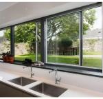 Soundproof Panoramic Aluminum Fixed Window Triple Glazed For Living Room