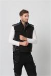 Breathable Cold Weather Workwear , Mens Winter Vest Jacket , Micro Fleece Vest
