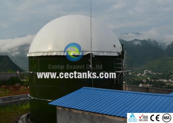 Bolted Coated Steel Biogas Storage Bio Digester Tank 2,000,000 Gallons