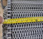 Stainless Steel Spiral Freezer Belt Twill Dutch Weave Wire Mesh