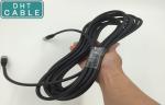 Male To Female High Flex Cable , Pin To Pin Soldar Type Hirose 12 Pin Cable