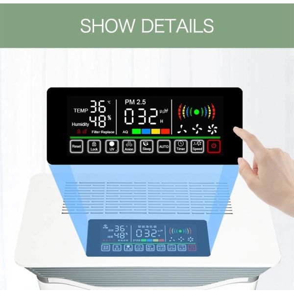 Air Purifier Replacement Filter HEPA Filter OEM Anion Purifier Ozono Ionizer