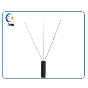Wholesale FTTH Drop Cable GJXH 2 Core Single Mode Fiber Optic Cable With Steel Wire Strengthened For Indoor Aerial/Duct Installation from china suppliers