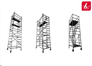 Wholesale T6 Movable Aluminum Scaffolding Tower Customized Height Working Bench from china suppliers