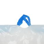 Drawstring 50 Micron Thickness LDPE Cat Litter Box Bags