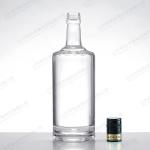 Customized 700ml 750ml 1000ml Square Glass Wine Alcohol Drinking Bottle Vodka