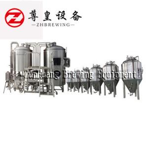 Wholesale 380V SS Commercial Beer Brewing Equipment Silver Color 500L / 1000L Capacity from china suppliers