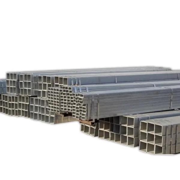 4x4 Inch Heavy-Duty Pre-Galvanized Square Steel Pipes Grade Steel 0.7mm Zinc