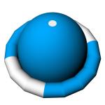 0.9mm Double Layer PVC Fabric Inflatable Saturn Rocker For Adult Used In Lake