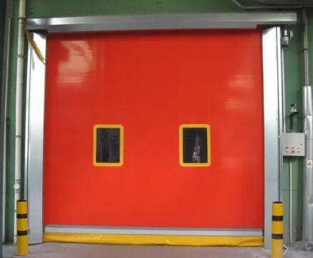 PVC Vinyl Fabric Rubber Fold up Fast Acting Quick Rolling Clean Room Rapid