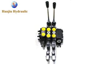 Wholesale Hydraulic Solenoid Directional Valve 60 L / Min 16 Gpm Electric Solenoid 12v + Levers from china suppliers