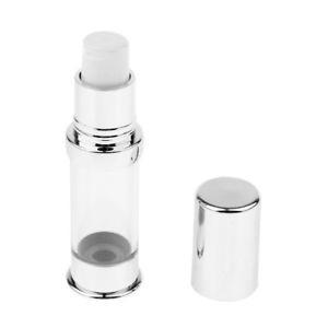 China Transparent PET Airless Cosmetic Bottles With Pump Multi Color Optional on sale