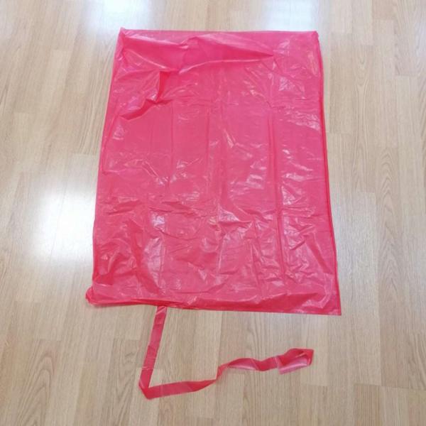 PVA Hot Water Soluble Laundry Bags / Dissolvable Plastic Washing Bags For