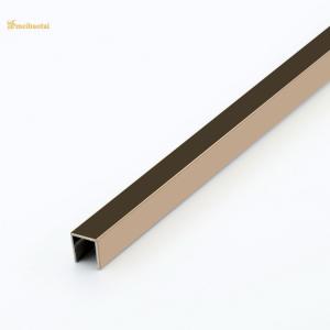 Wholesale Rose Polished Finished Stainless Steel Tile Trim Metal U Profiles from china suppliers