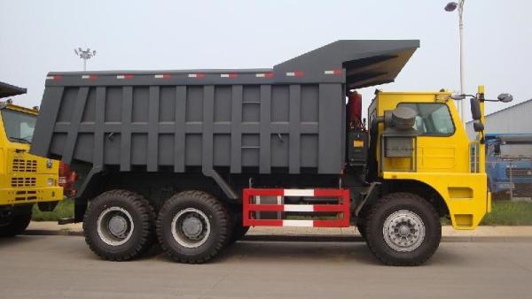 Howo dumper lorry / tipper truck 6x4 drive with Hyva Lifting bottom thickness
