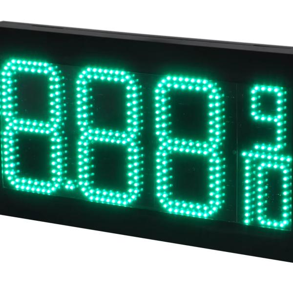 Outdoor 12 inch 8.888/8.889 Green/Red Color Led Gas Station Signs Waterproof RF
