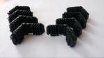 Chinese Aluminium spacer contact accessories plastic corner key