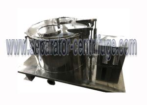 Wholesale Ethanol Soaking Oil Extraction Machine , Basket Type Centrifuge For CBD from china suppliers