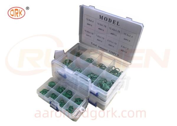 ORK 5A 240 Pcs Nitrile Rubber O Ring Kits For Air-Conditioning Compressor