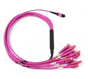 China Multimode Duplex Simplex MTP MPO Patch Cord OM1 OM2 OM4 on sale