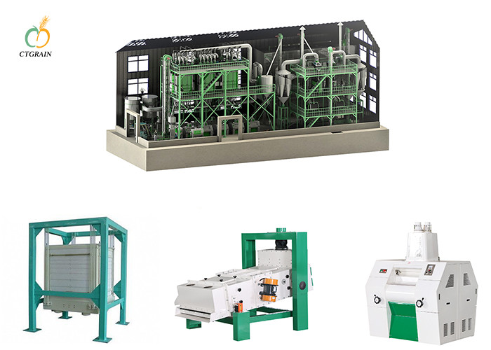 Maize Flour Grinding Mill Machine 80t/24h Compact Flour Mill