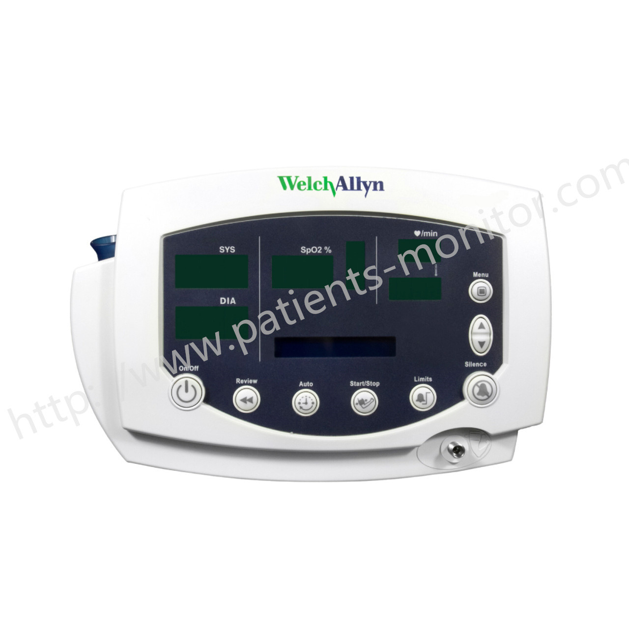 Welch Allyn Vital Sign Monitor 300 Series 53NTP Nellcor SpO2 Patients Monitor Machine PN007-0436-00