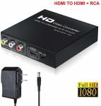 1080P PAL NTSC HDMI To RCA / HDMI 1.3 3RCA CVBS Audio Video Converter
