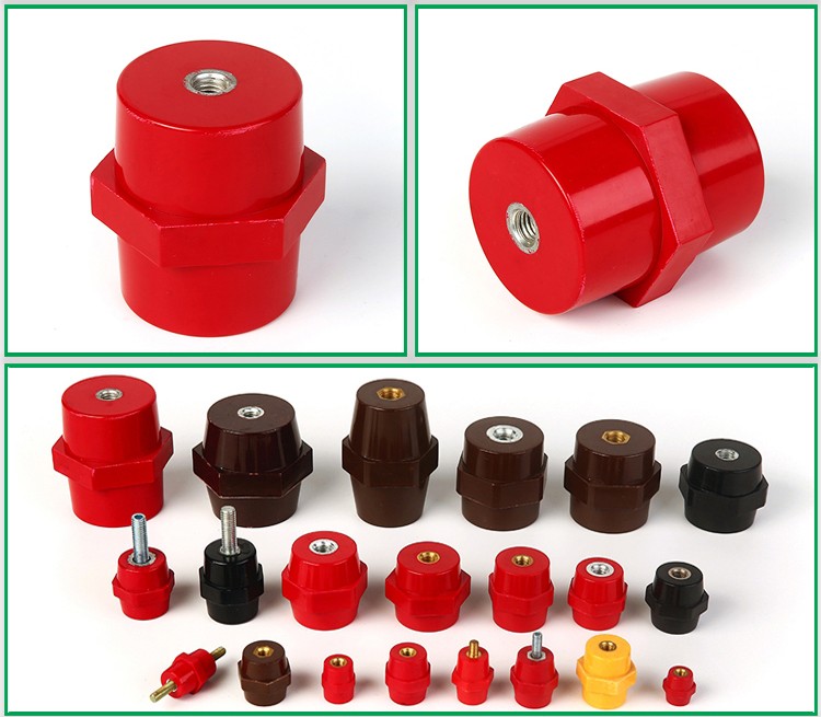 Hot sell red busbur 660V SEP7060 hexagonal type insulator