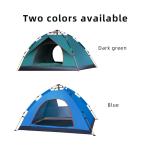 170T Polyester Camping Outdoor Tents 200 X 150 X 125cm Blue Outdoor Picnic Tent
