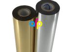 Gold / Silver Hot Foil , Custom Size Stamping / Printing Holographic Pet Film
