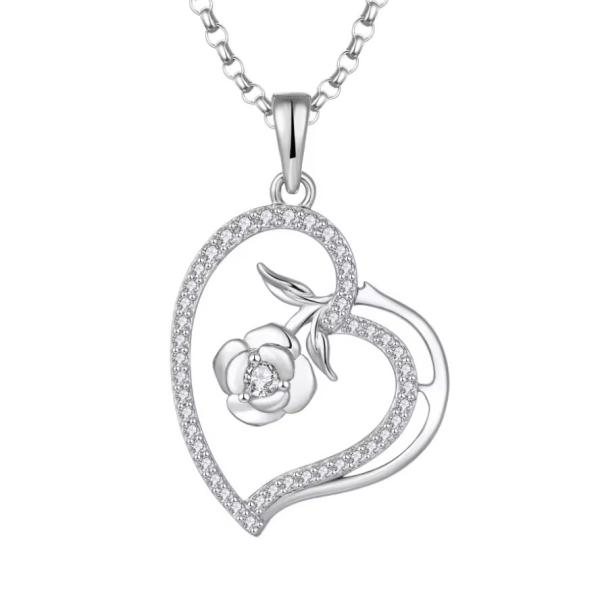 YASVITTI Wholesale Custom Women's Pendant Necklace Fine Jewelry Rhodium Plated