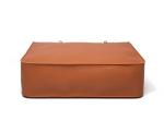 Lichee Pattern Pu Leather Tote Bag Purse With Zipper