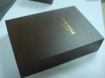 Luxury custom design rigid cardboard paper drawer clothing packaging box with