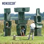 Outdoor Garden 3D Bronze Statues Sculpture Metal Decoration Large Modern