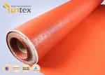 Heat Resistant Insulation Silicone Rubber Coated Fiberglass Cloth/fabric For