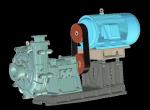 Anti Abrasion Sewage Slurry Mud Pump , 604.1M3/H Sand Slurry Pump 200ZBD-530