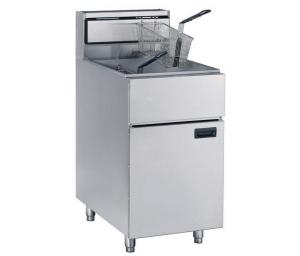 Wholesale JUSTA Single Vat 2 Basket Commercial Kitchen Gas Deep Fryer ZH-RF-2 from china suppliers