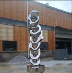 Stainless Steel Contemporary Garden Statues , Lawn And Garden Ornaments Statues