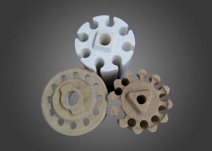 Wholesale High Temperature Resistance cordierite ceramic bobbin for heating element insulating machine parts from china suppliers