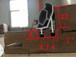 Sound Insulation Magnetic Weather Stripping For Metal Exterior Doors