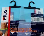 VINYL HANGER HOOK BAGS, UNDERWEAR PACKING, HANGER HOOK PLASTIC BAGS, HANGER