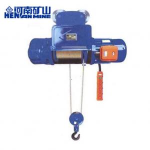 China High Performance Electric Mobile Wire Rope Hoist Winch 30m MD Type Double Speed on sale